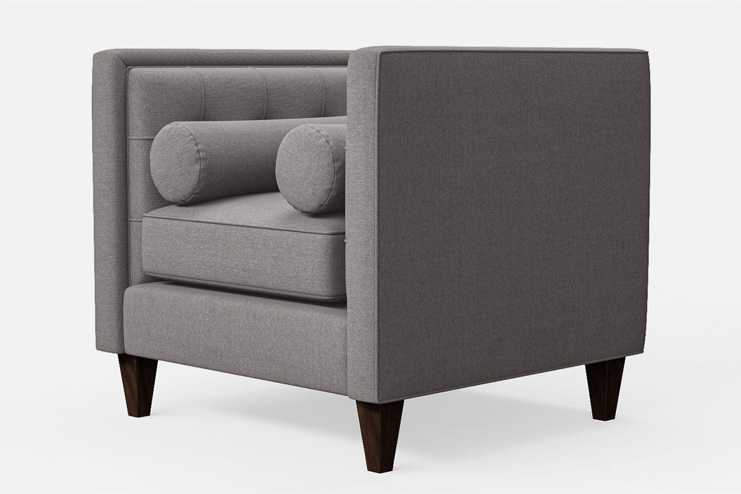 LIVELUSSO Armchair Brescia Armchair Grey Linen Fabric