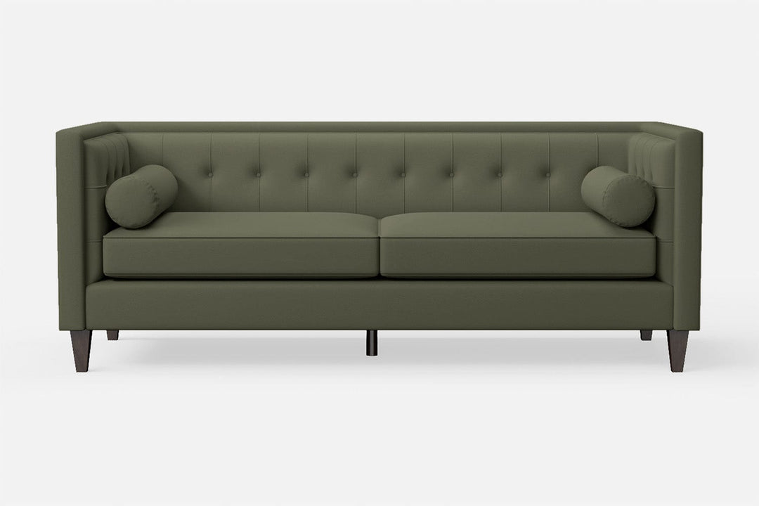 LIVELUSSO Sofa Brescia 3 Seater Sofa Sage Leather