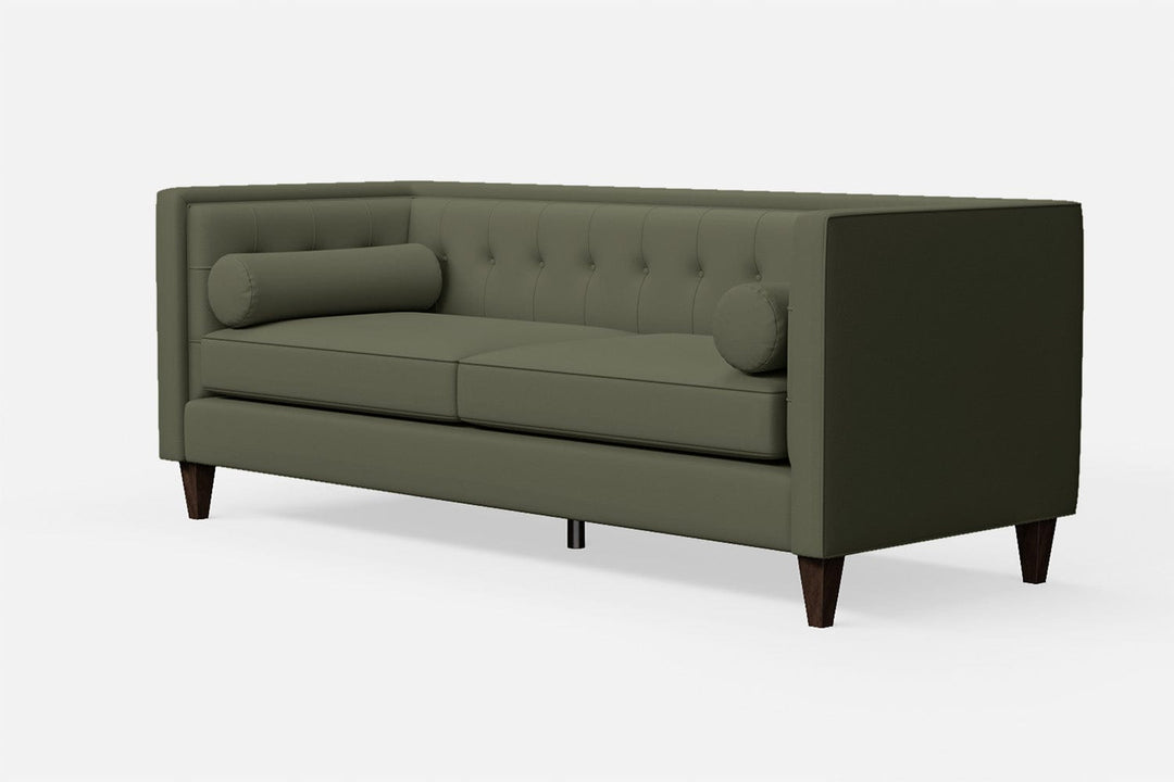 LIVELUSSO Sofa Brescia 3 Seater Sofa Sage Leather