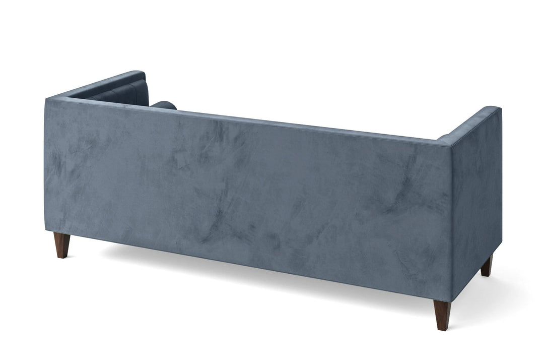 LIVELUSSO Sofa Brescia 3 Seater Sofa Baby Blue Velvet