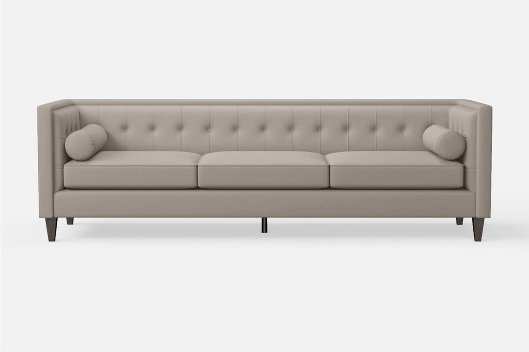 LIVELUSSO Sofa Brescia 4 Seater Sofa Sand Leather