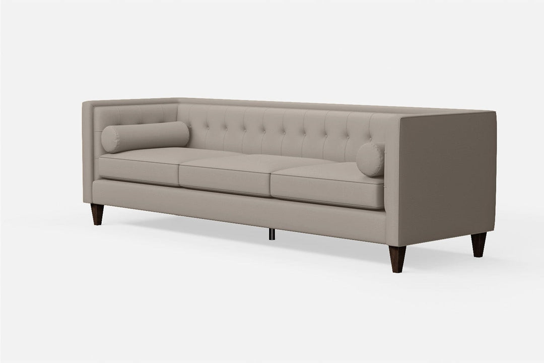 LIVELUSSO Sofa Brescia 4 Seater Sofa Sand Leather