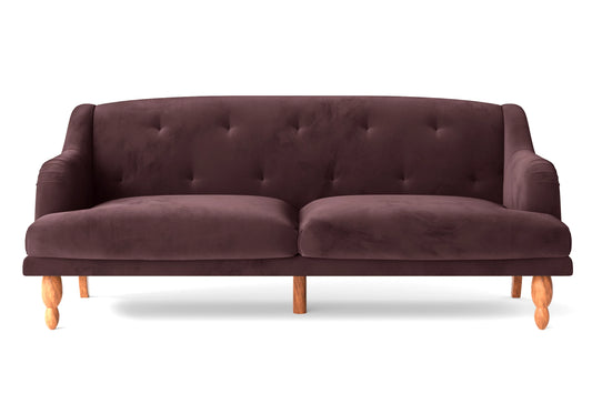 Burlington 4 Seater Sofa Grape Velvet