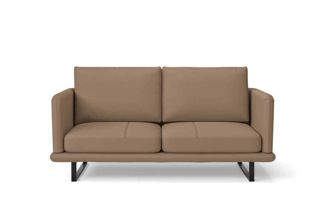 LIVELUSSO Sofa Calabria 2 Seater Sofa Stone Leather