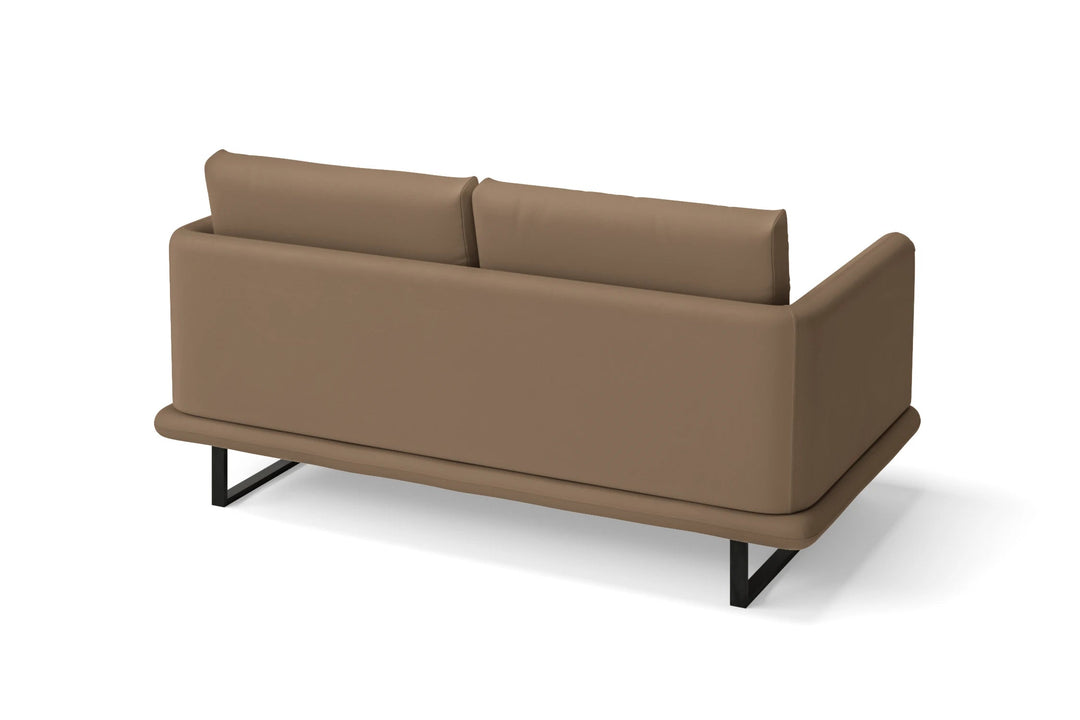 LIVELUSSO Sofa Calabria 2 Seater Sofa Stone Leather