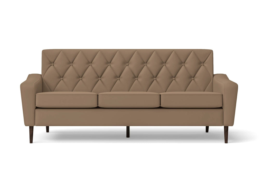 LIVELUSSO Sofa Carpi 3 Seater Sofa Stone Leather