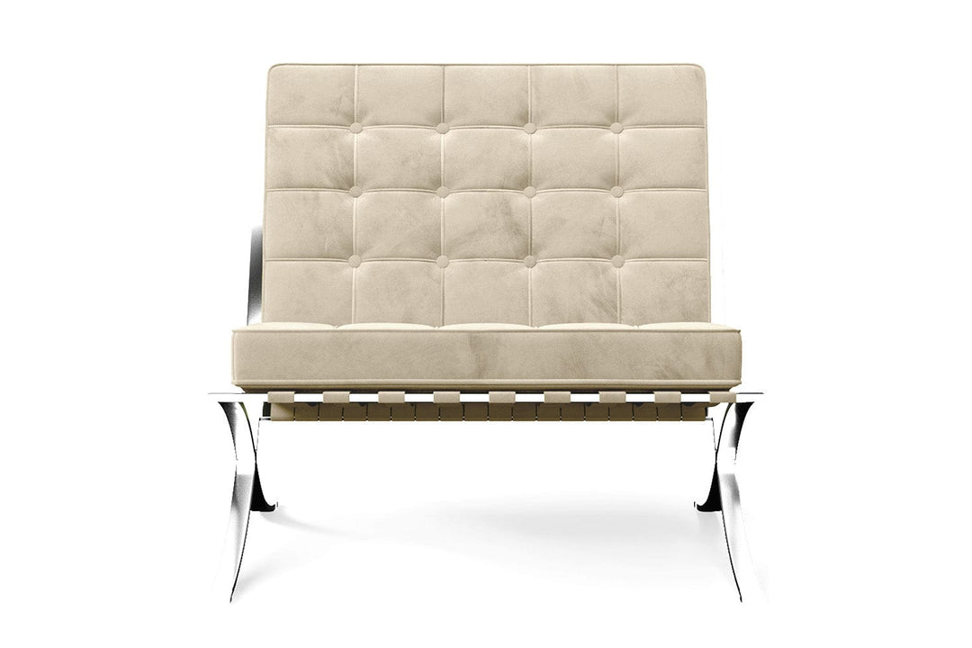 LIVELUSSO Armchair Catania Armchair Cream Velvet