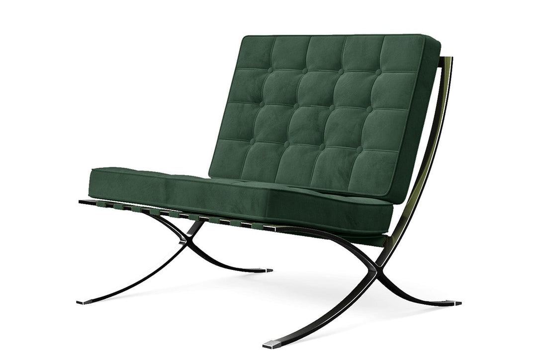 LIVELUSSO Armchair Catania Armchair Green Velvet