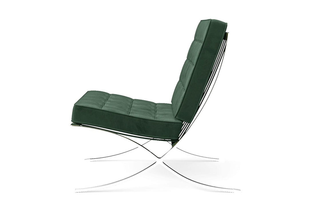 LIVELUSSO Armchair Catania Armchair Green Velvet