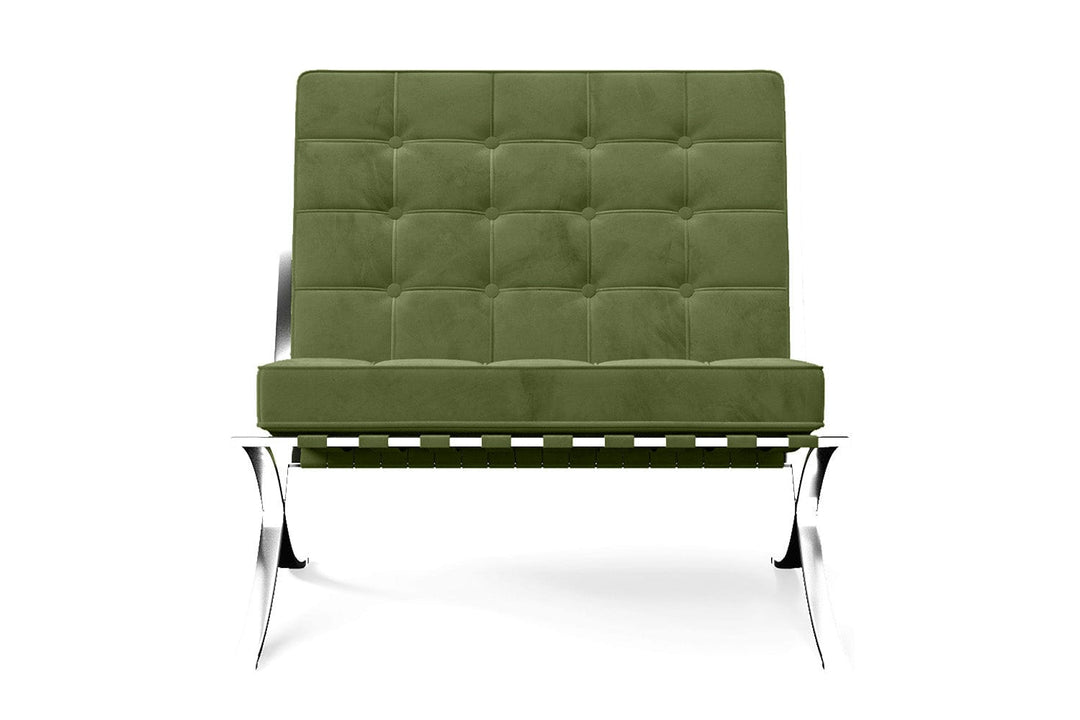 LIVELUSSO Armchair Catania Armchair Lime Velvet