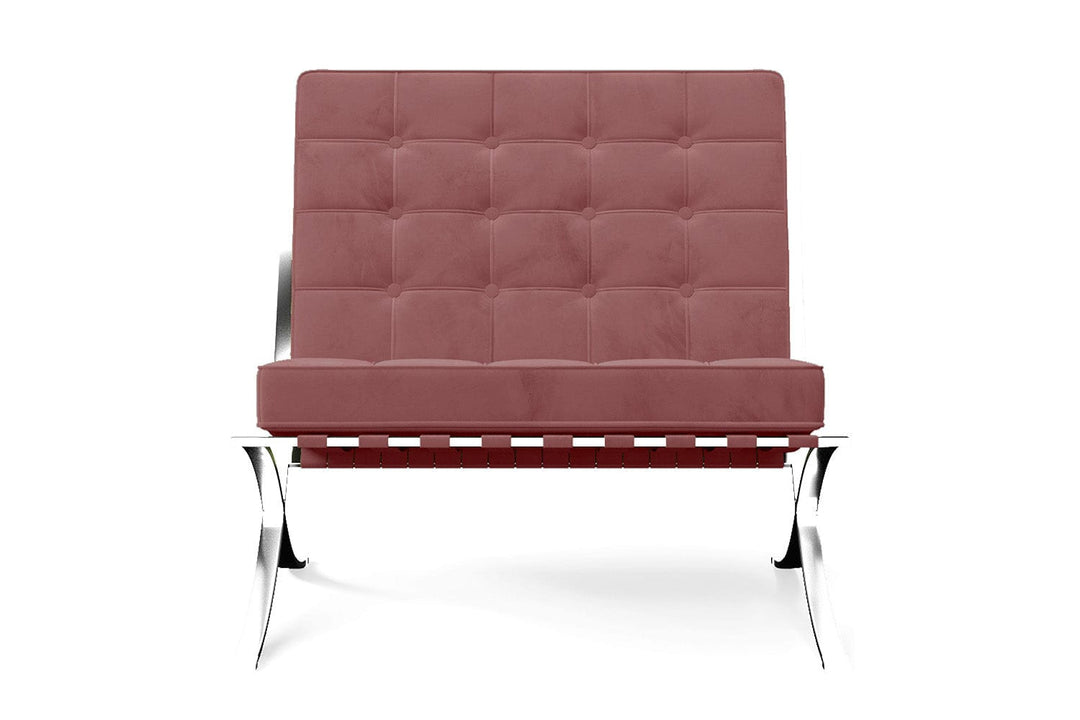 LIVELUSSO Armchair Catania Armchair Pink Velvet