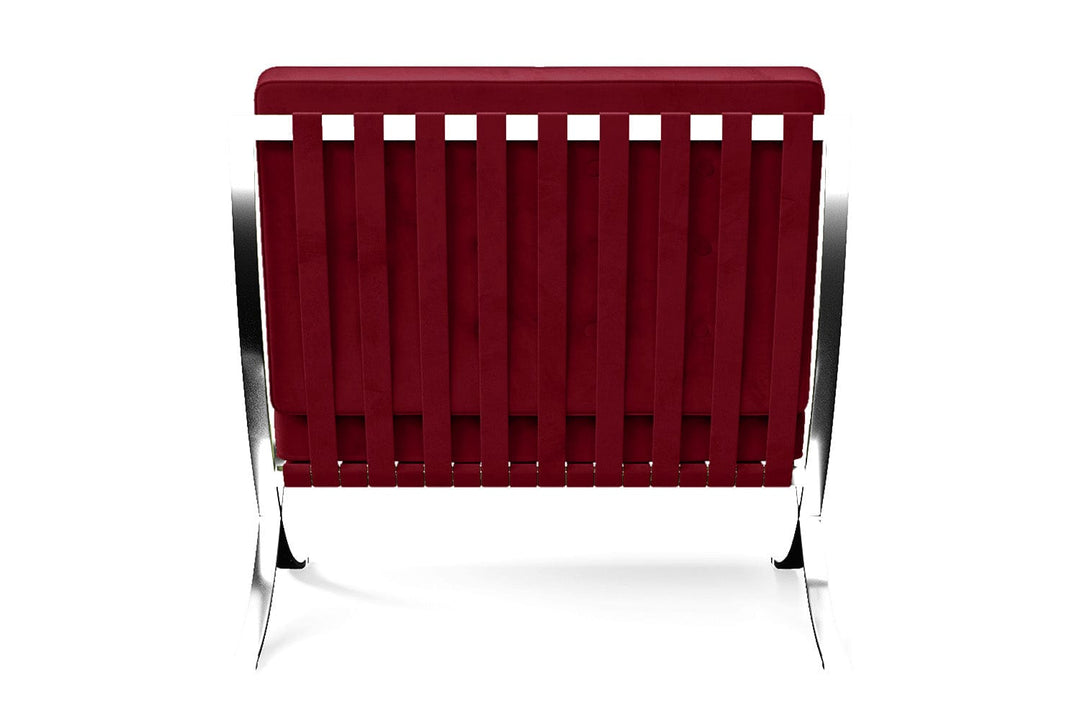 LIVELUSSO Armchair Catania Armchair Red Velvet