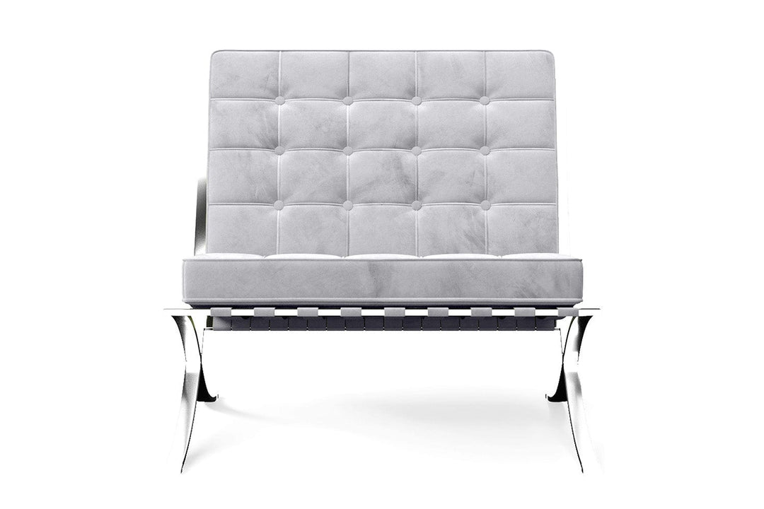 LIVELUSSO Armchair Catania Armchair Silver Velvet