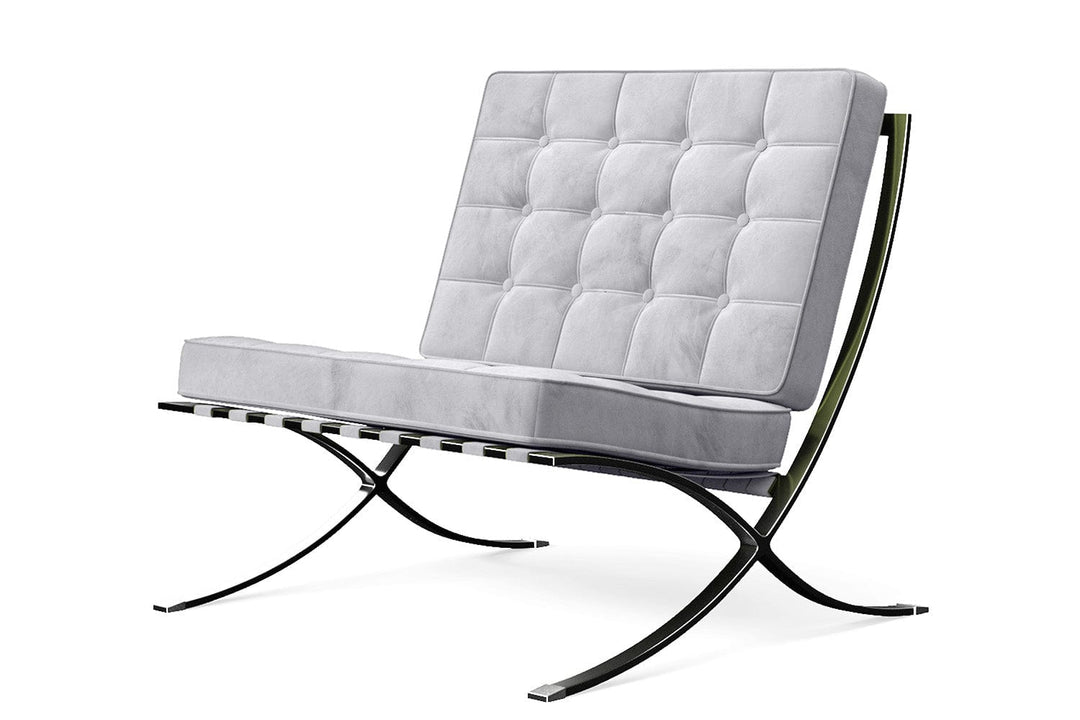 LIVELUSSO Armchair Catania Armchair Silver Velvet