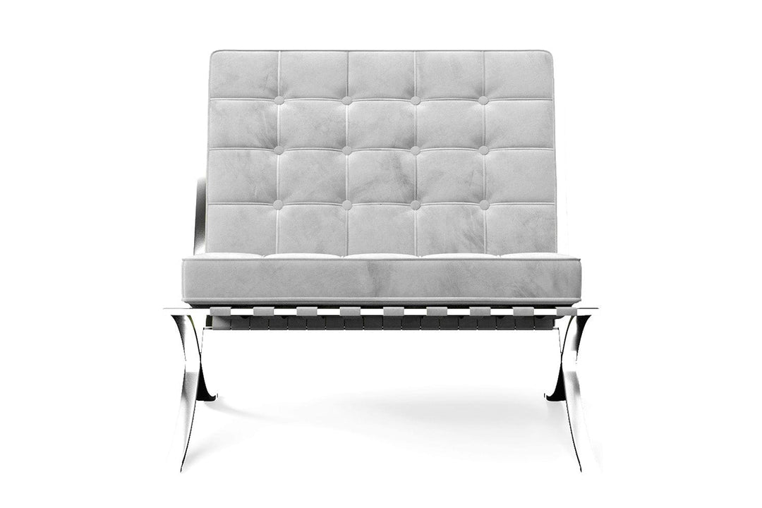 LIVELUSSO Armchair Catania Armchair White Velvet