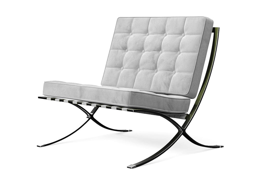 LIVELUSSO Armchair Catania Armchair White Velvet