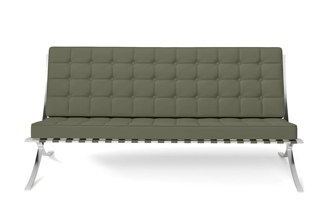 LIVELUSSO Sofa Catania 3 Seater Sofa Sage Leather