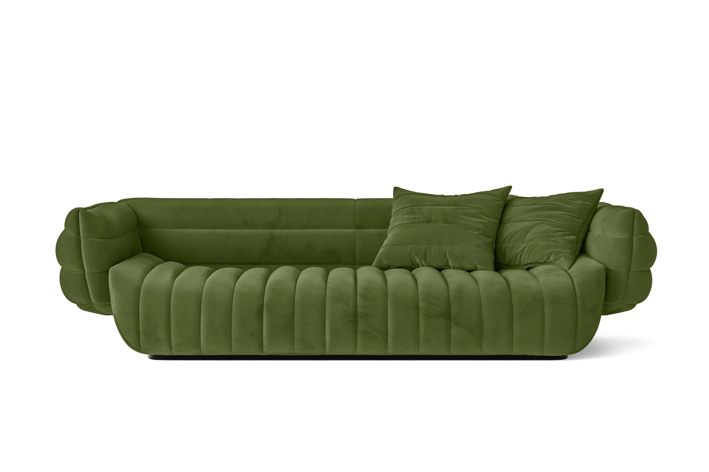 Cinisello 3 Seater Sofa Lime Velvet