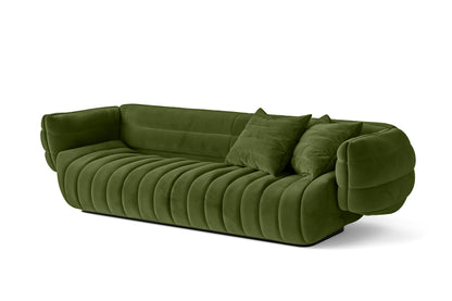 Cinisello 3 Seater Sofa Lime Velvet