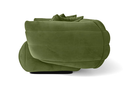 Cinisello 3 Seater Sofa Lime Velvet