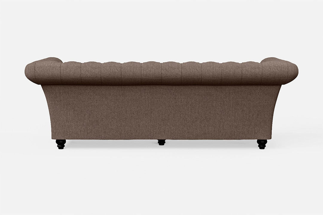 LIVELUSSO Sofa Civita 2 Seater Sofa Caramel Linen Fabric