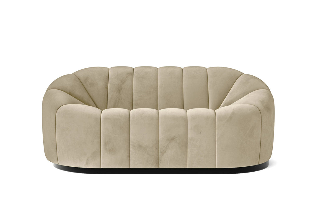 LIVELUSSO Sofa Columbia 2 Seater Sofa Cream Velvet