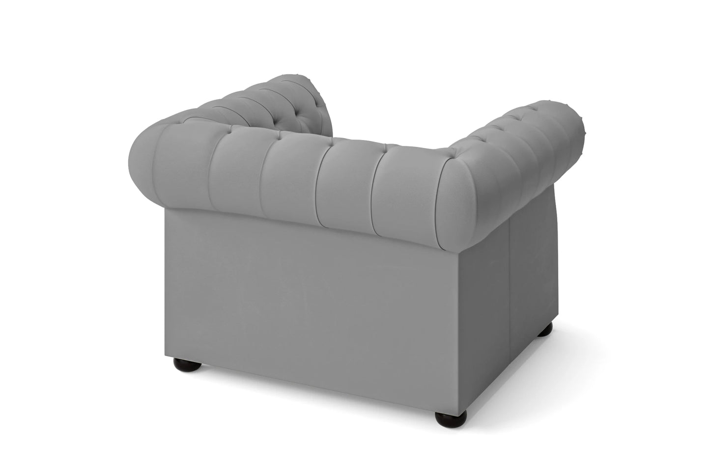 Cuneo Armchair Grey Leather