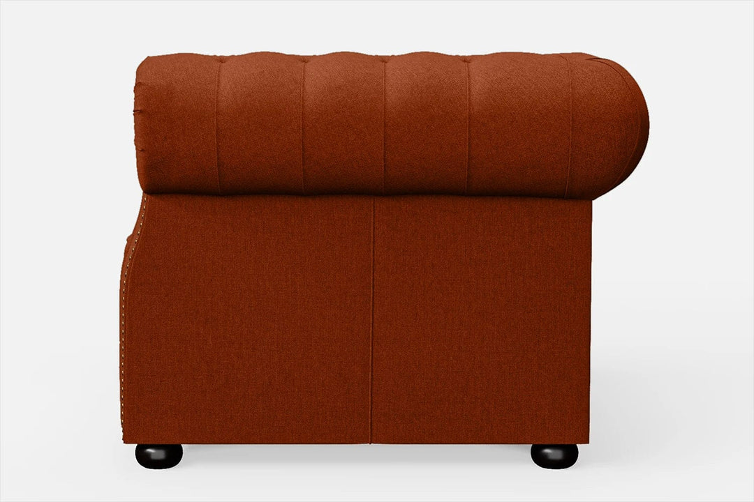 LIVELUSSO Armchair Cuneo Armchair Orange Linen Fabric