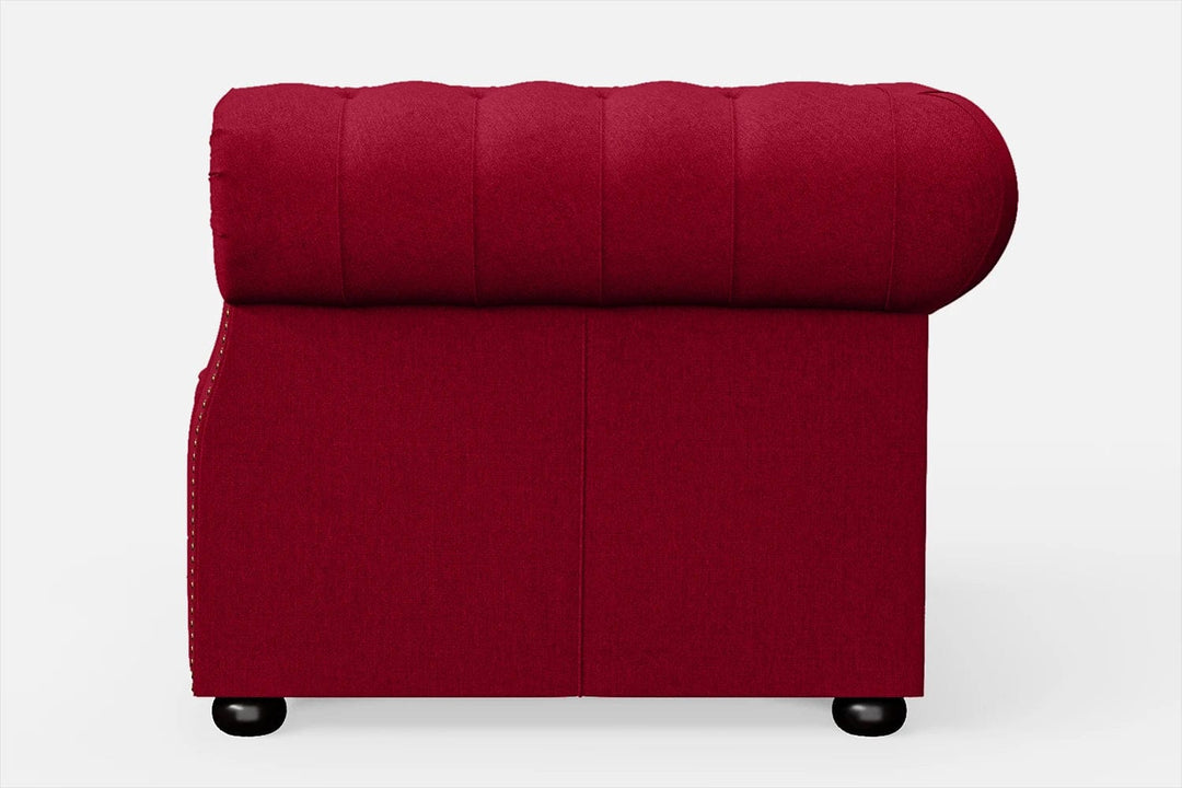 LIVELUSSO Armchair Cuneo Armchair Red Linen Fabric