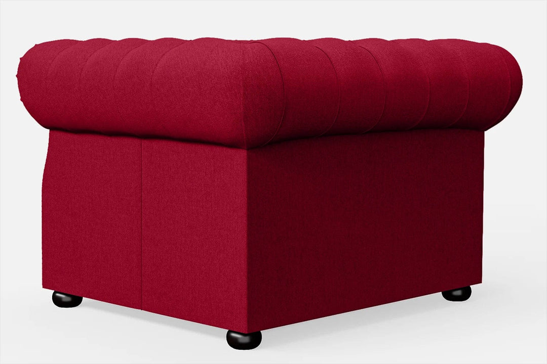 LIVELUSSO Armchair Cuneo Armchair Red Linen Fabric