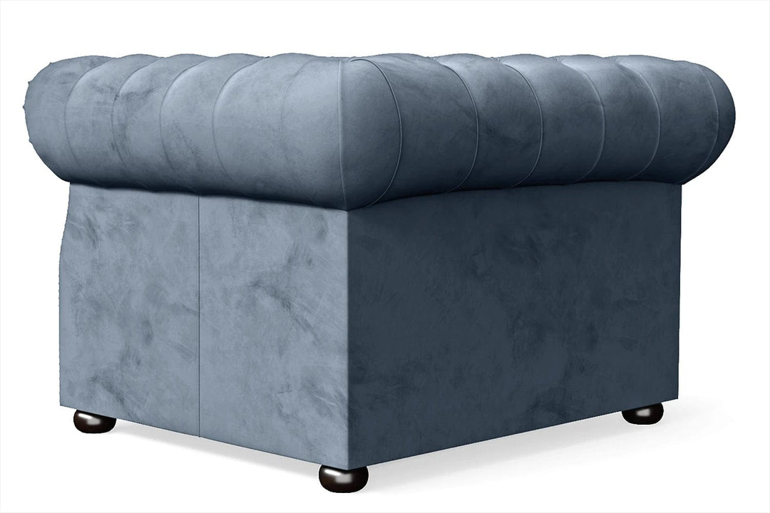 LIVELUSSO Armchair Cuneo Armchair Baby Blue Velvet