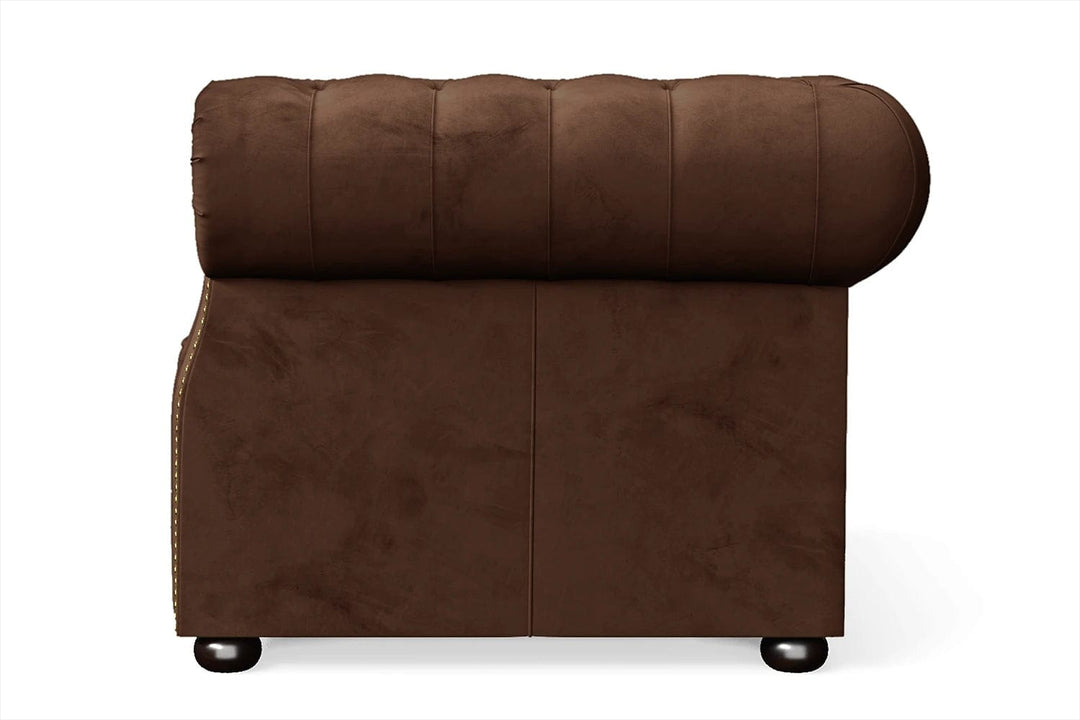 LIVELUSSO Armchair Cuneo Armchair Coffee Brown Velvet