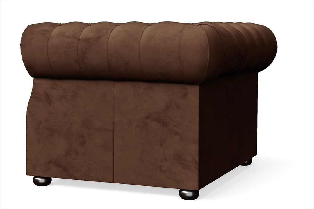 LIVELUSSO Armchair Cuneo Armchair Coffee Brown Velvet