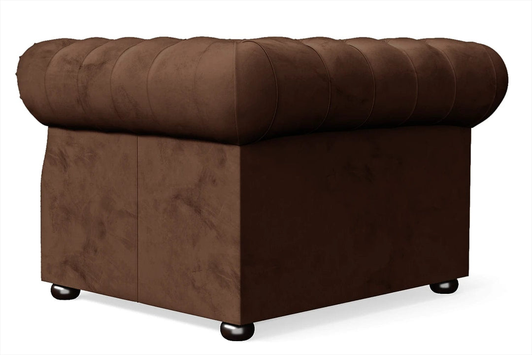 LIVELUSSO Armchair Cuneo Armchair Coffee Brown Velvet