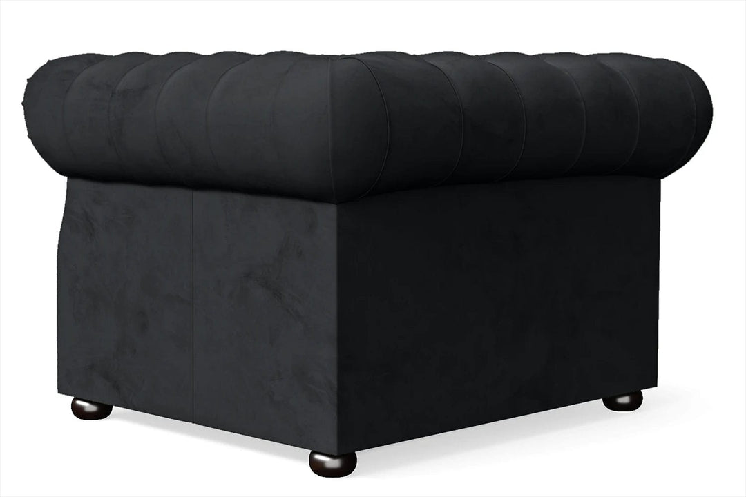 LIVELUSSO Armchair Cuneo Armchair Dark Grey Velvet