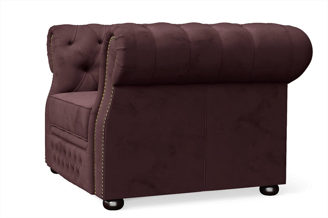 LIVELUSSO Armchair Cuneo Armchair Grape Velvet