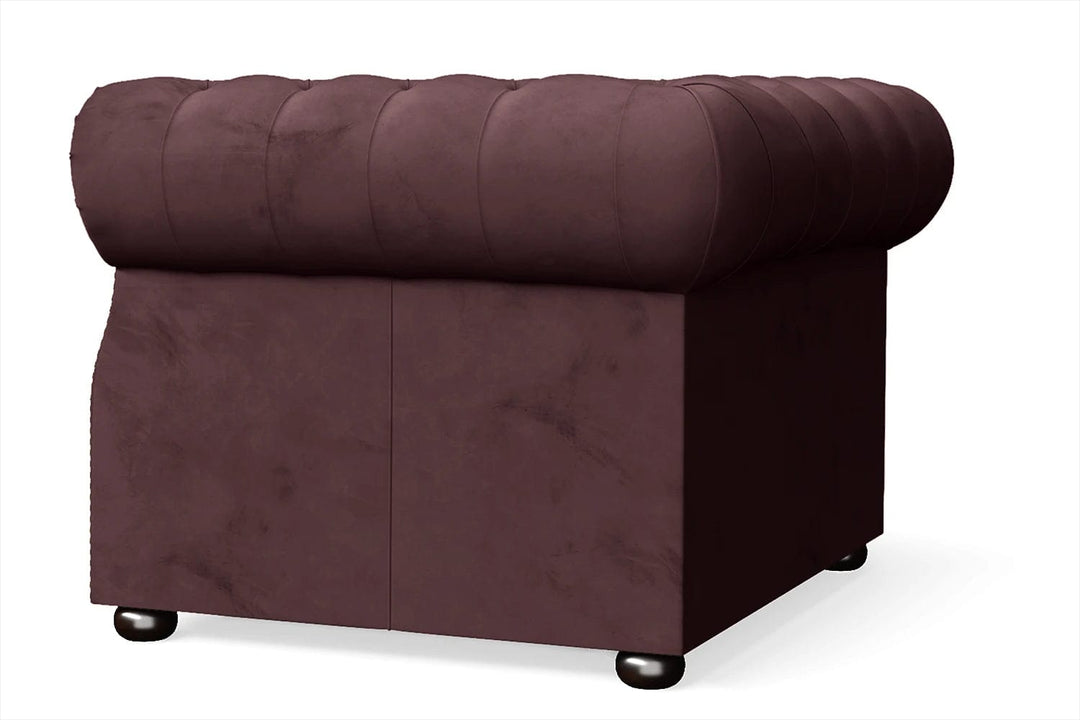 LIVELUSSO Armchair Cuneo Armchair Grape Velvet