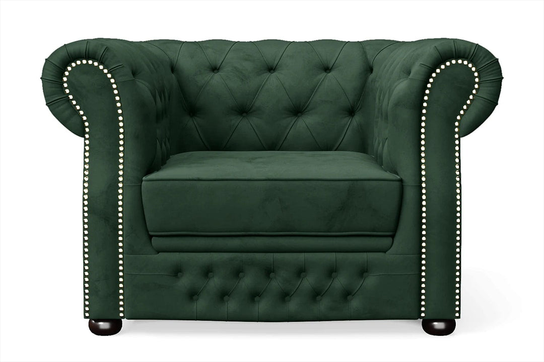 LIVELUSSO Armchair Cuneo Armchair Green Velvet