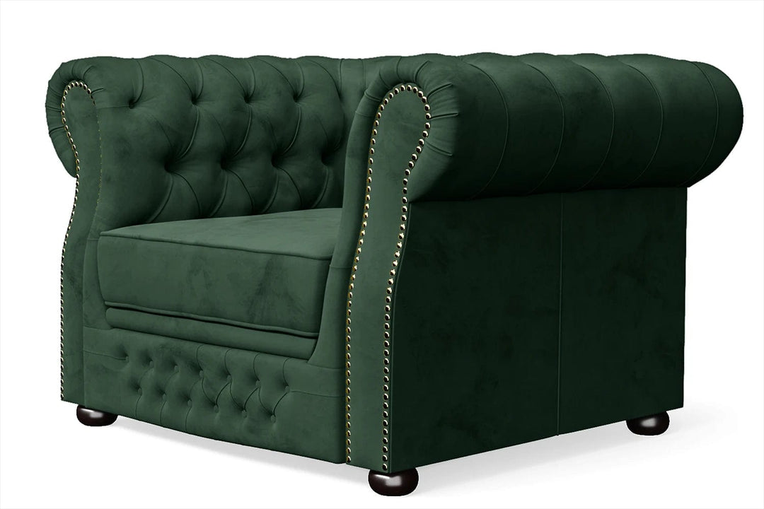 LIVELUSSO Armchair Cuneo Armchair Green Velvet