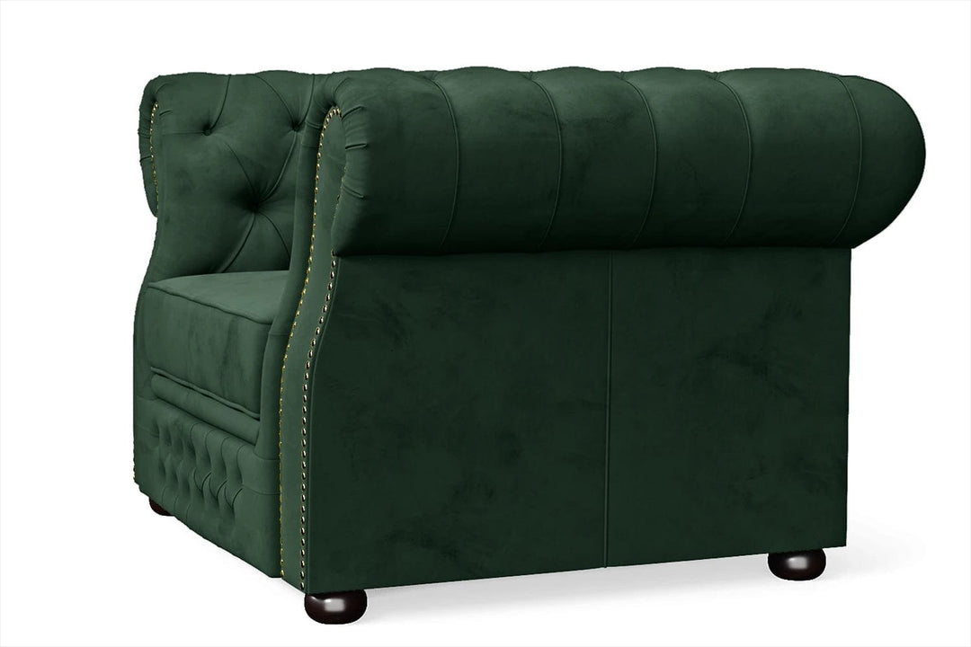 LIVELUSSO Armchair Cuneo Armchair Green Velvet