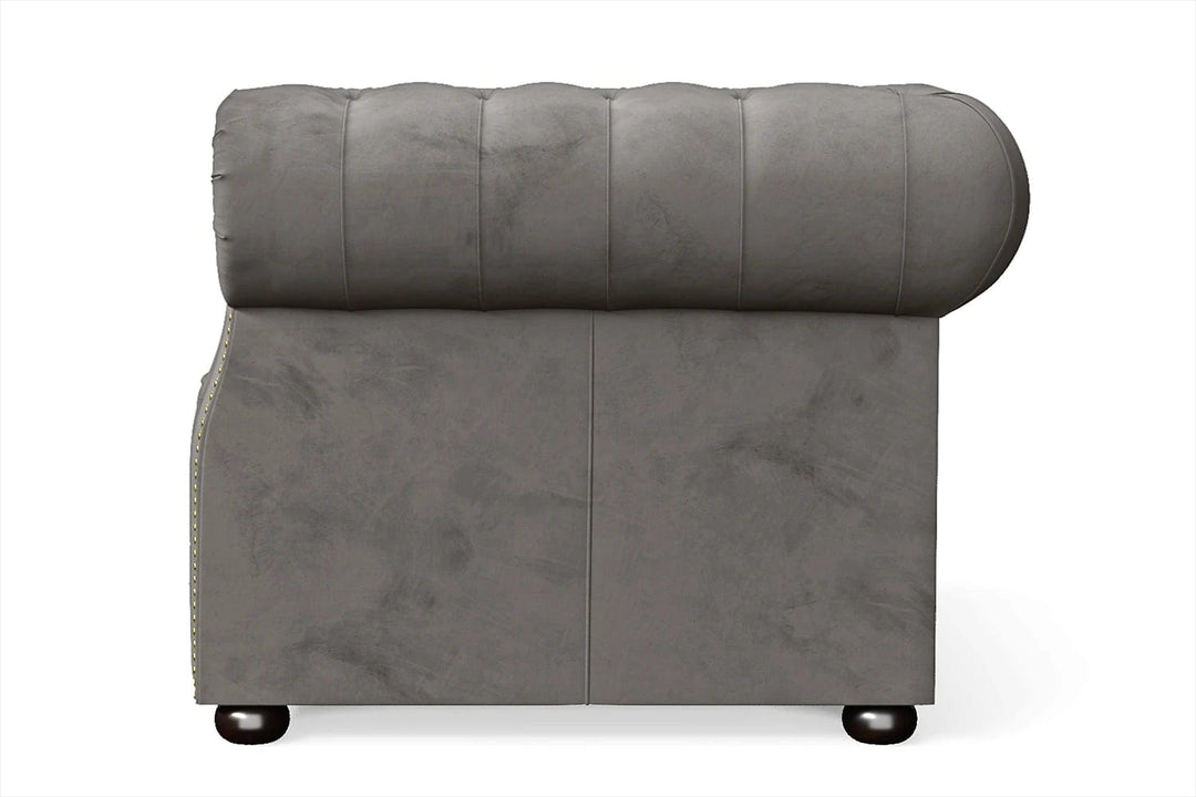 LIVELUSSO Armchair Cuneo Armchair Grey Velvet