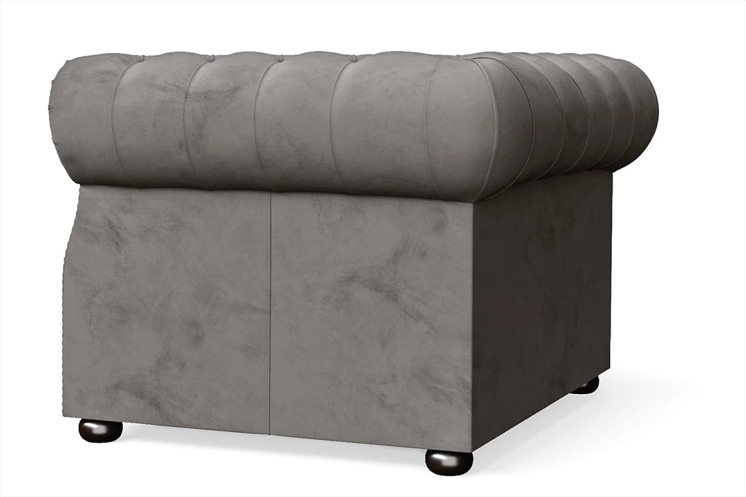 LIVELUSSO Armchair Cuneo Armchair Grey Velvet