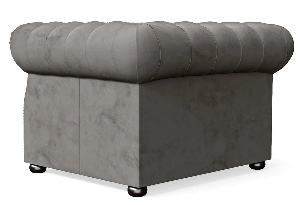 LIVELUSSO Armchair Cuneo Armchair Grey Velvet