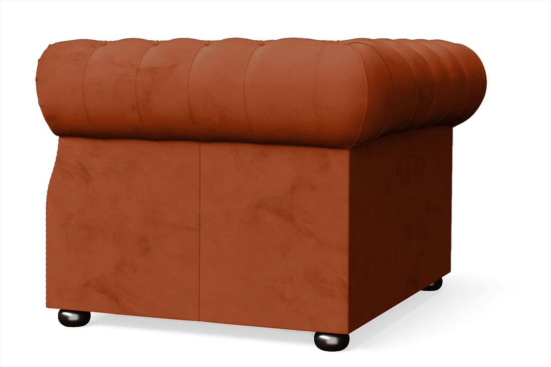 LIVELUSSO Armchair Cuneo Armchair Orange Velvet