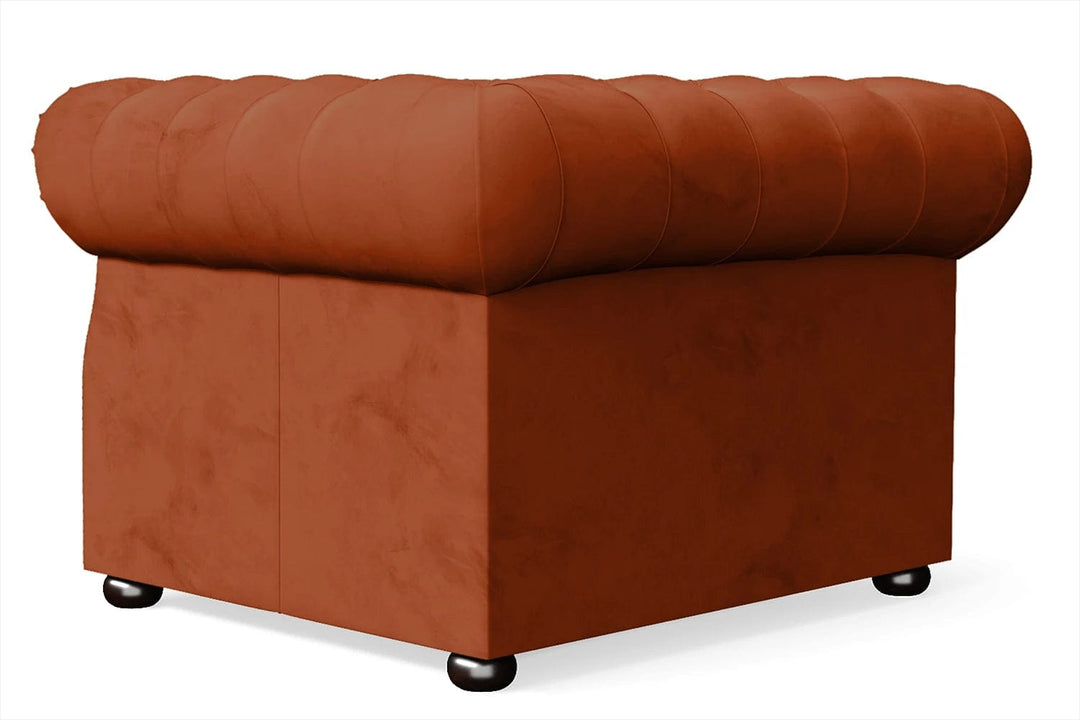 LIVELUSSO Armchair Cuneo Armchair Orange Velvet