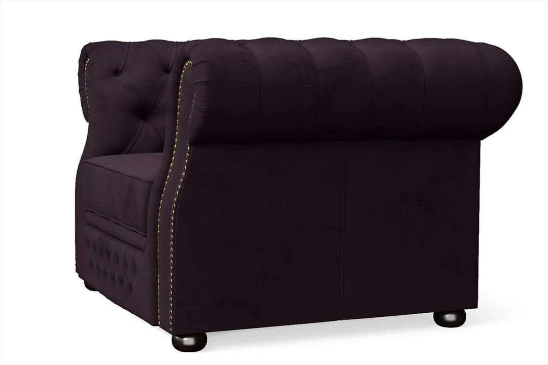 LIVELUSSO Armchair Cuneo Armchair Purple Velvet