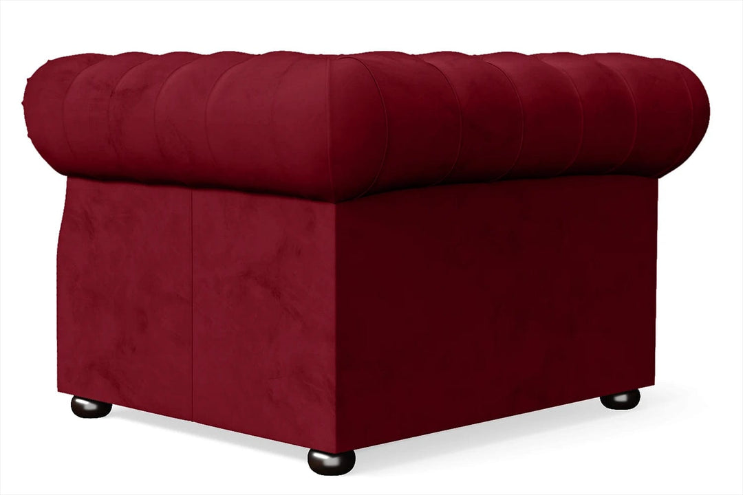 LIVELUSSO Armchair Cuneo Armchair Red Velvet