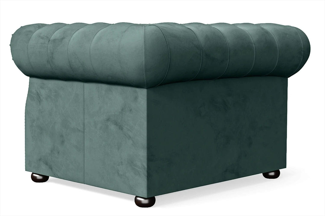 LIVELUSSO Armchair Cuneo Armchair Teal Velvet