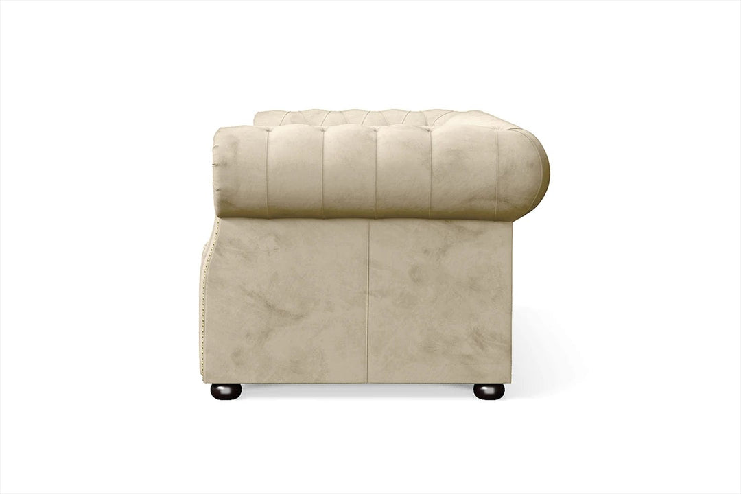 LIVELUSSO Sofa Cuneo 2 Seater Sofa Cream Velvet