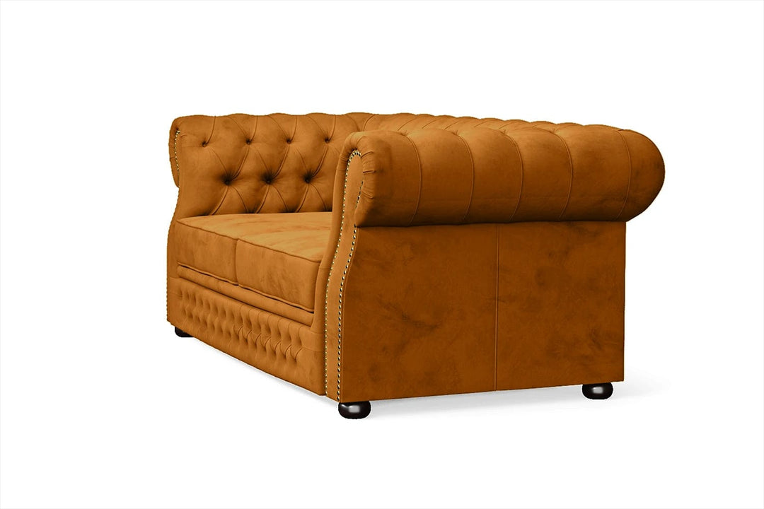 LIVELUSSO Sofa Cuneo 2 Seater Sofa Gold Velvet